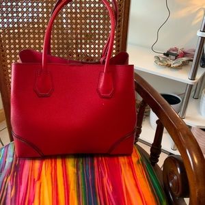 Michael Kors Red purse with matching wallet